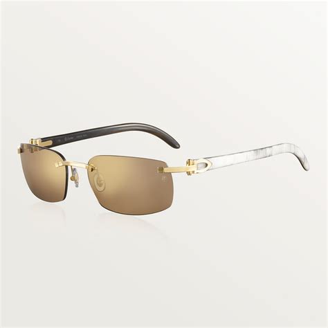 cheap cartier white sunglasses|cartier white buffalo horn glasses.